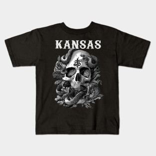 KANSAS BAND MERCHANDISE Kids T-Shirt